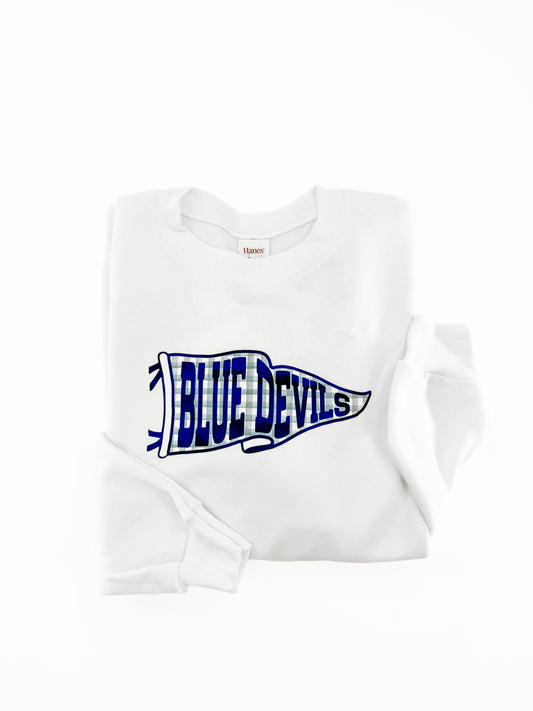Blue Devils Checkered Pennant Sweatshirt
