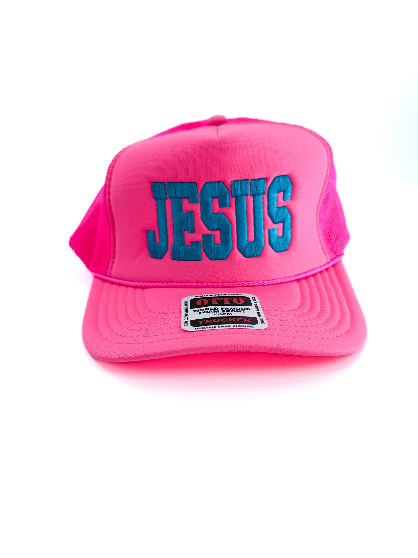 JESUS Embroidered Foam Trucker Hat