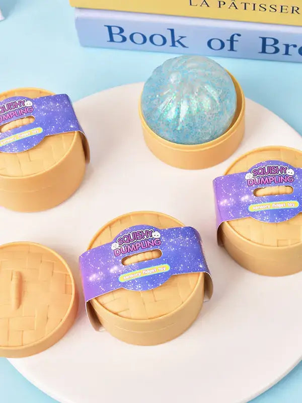 Glitter Dumpling Squishy Stress Relief Toy