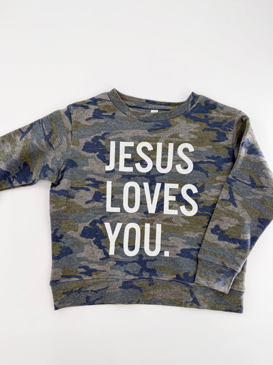 Kids - JESUS LOVES YOU. Sweatshirt