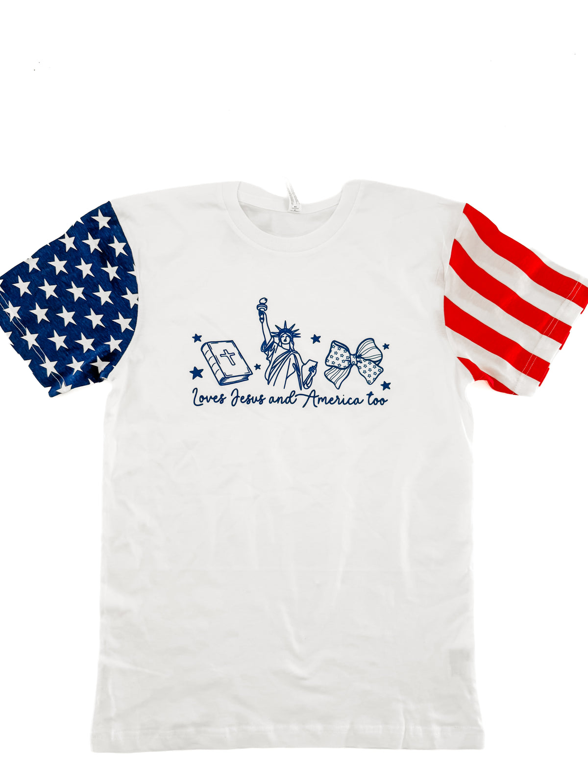 Loves Jesus and America Tee