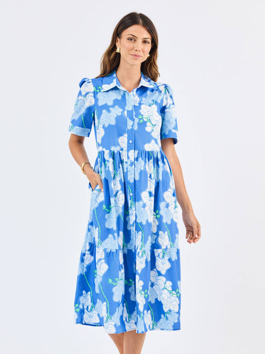 Jema Dress | Orchid Revere Blue