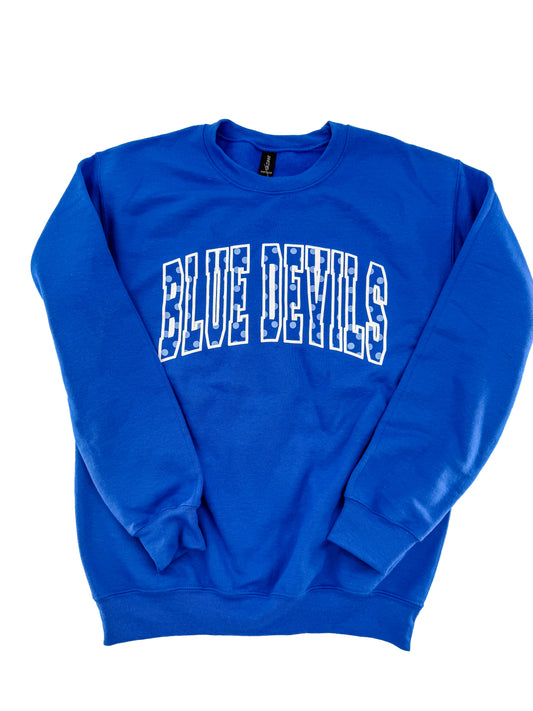 Blue Devils Polka Dot Sweatshirt