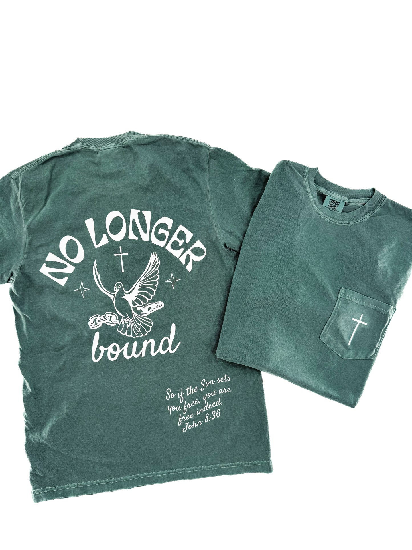 No Longer Bound Pocket Tee