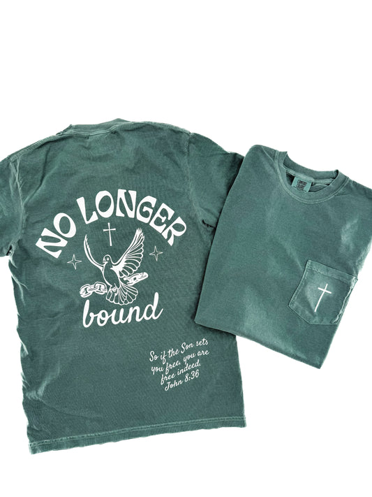 No Longer Bound Pocket Tee
