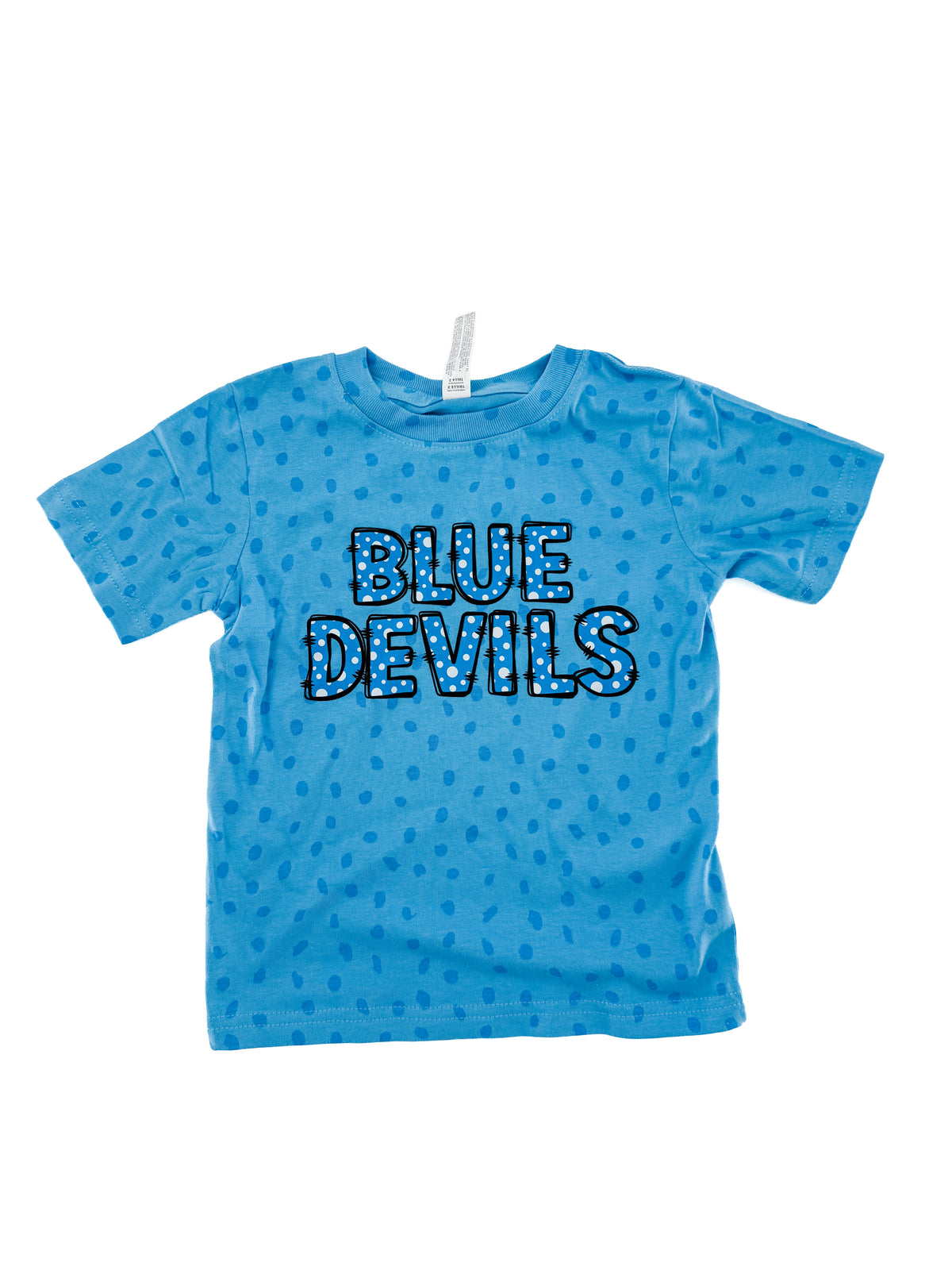 Kids -Blue Devils Polka Dot Tee DTF