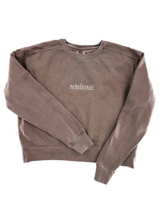 Tetelestai  Embroidered Sweatshirt