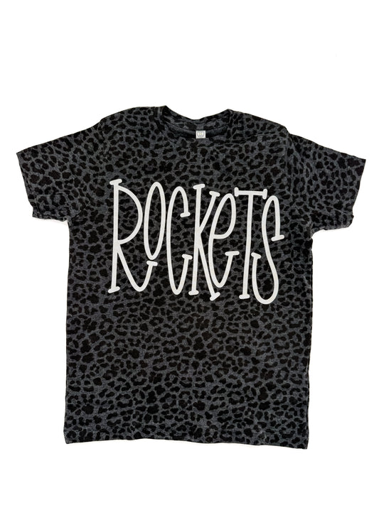 Kids - Rockets Doodle Font Tee