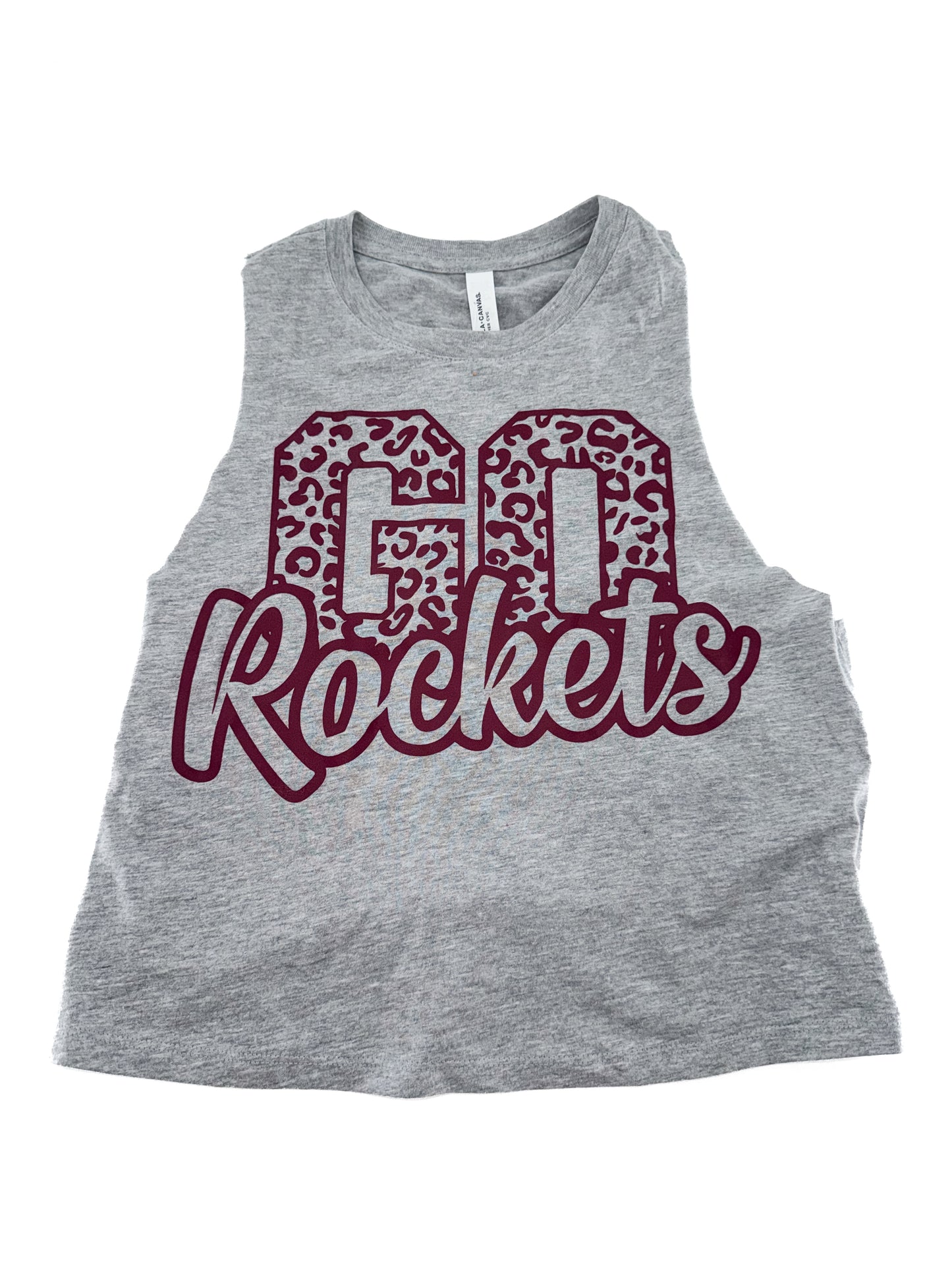 GO Rockets Cropped Racer Back Tank