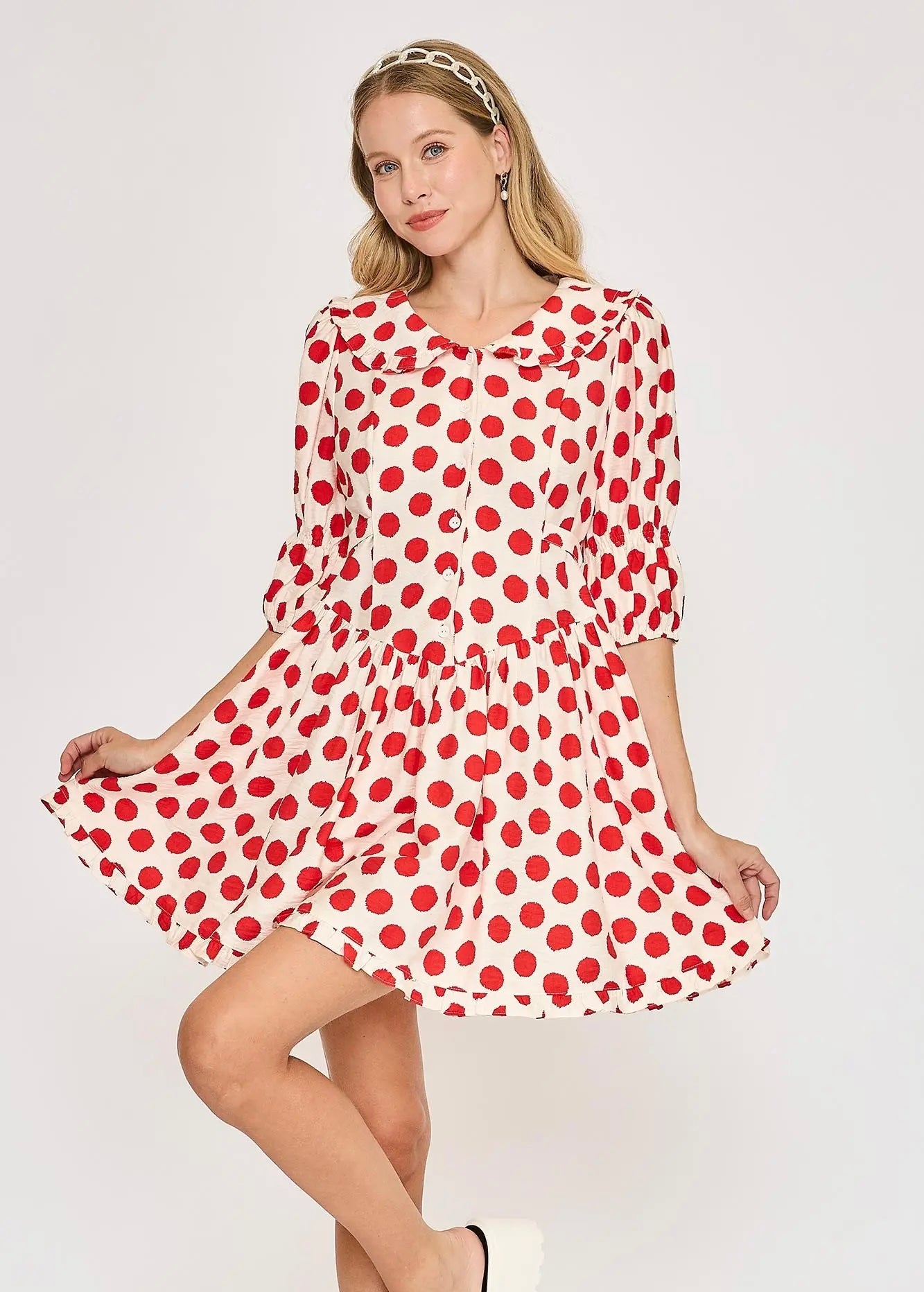Red Polka Dot Dress