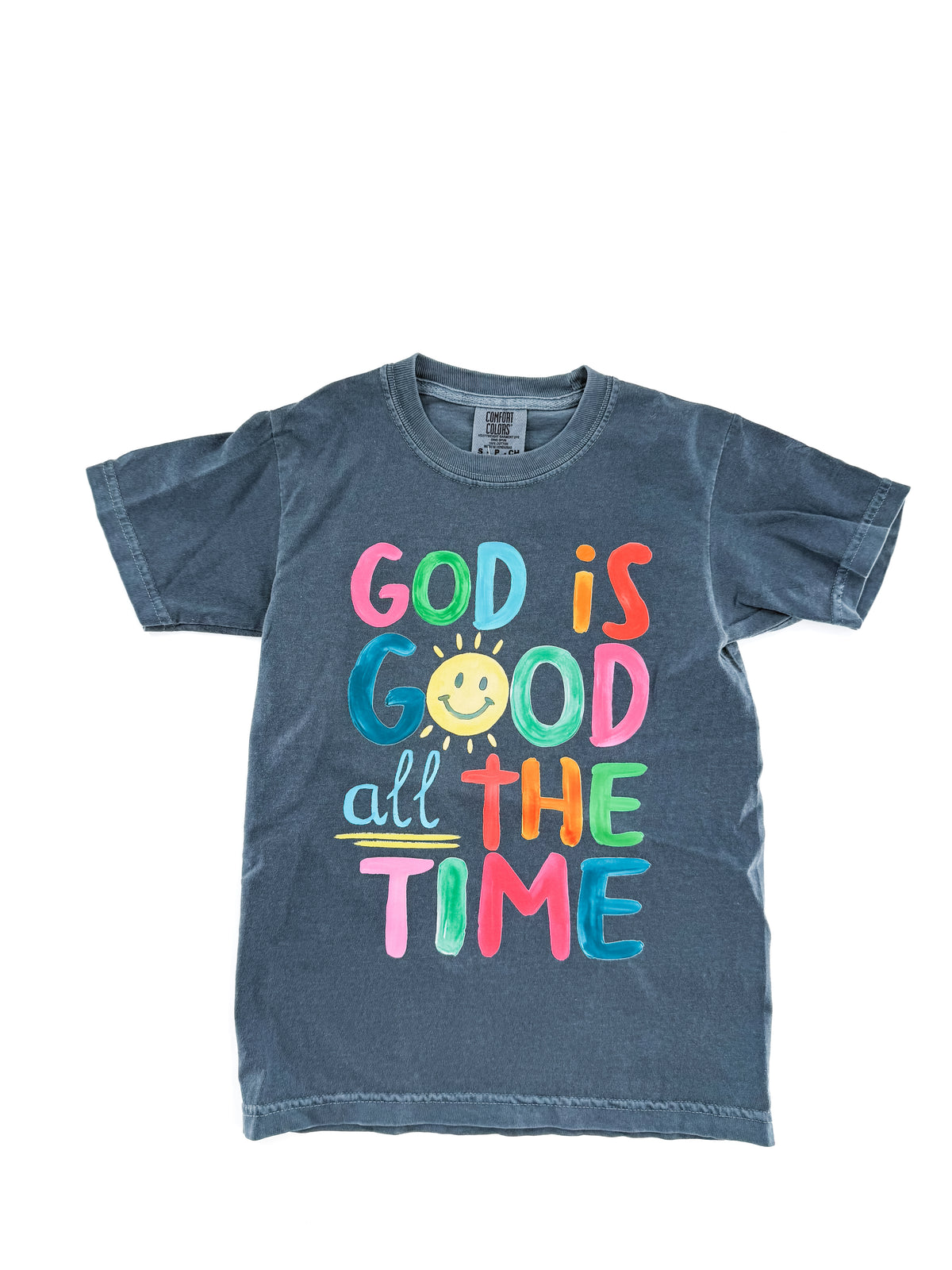 Kids - God is Good all the Time Tee-Neon