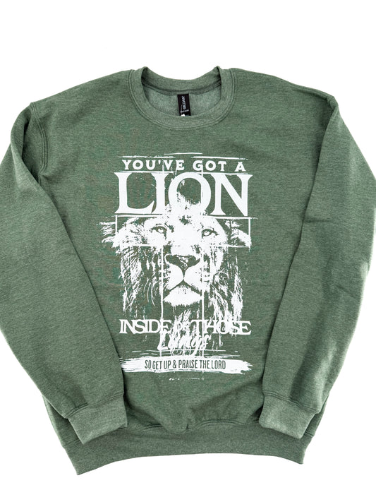 Lion Inside of Those Lungs Sweatshirt