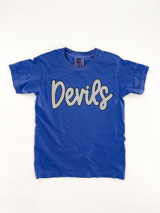 Kids - Devils Polka Dot Tee - DTF