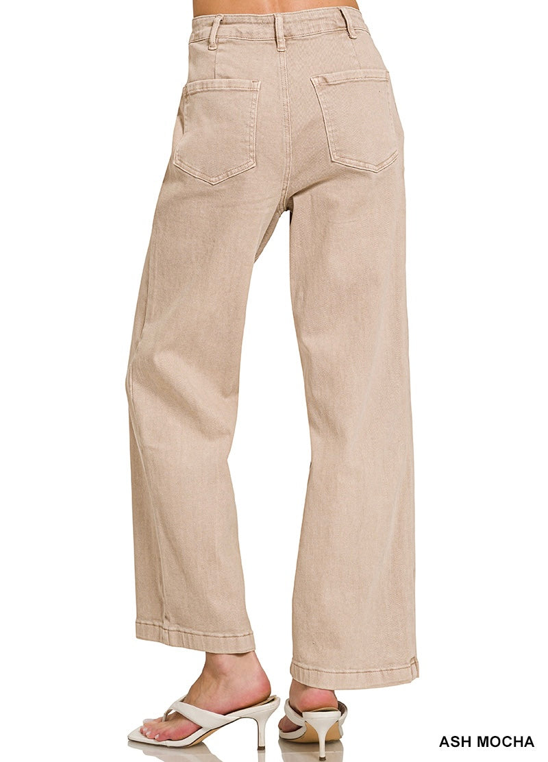 Straight Leg Colored Pants