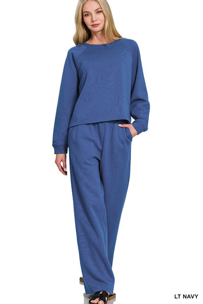 Fleece Pullover and Sweatpants Set