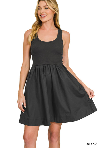 Scoop Neck Tank Mini Dress