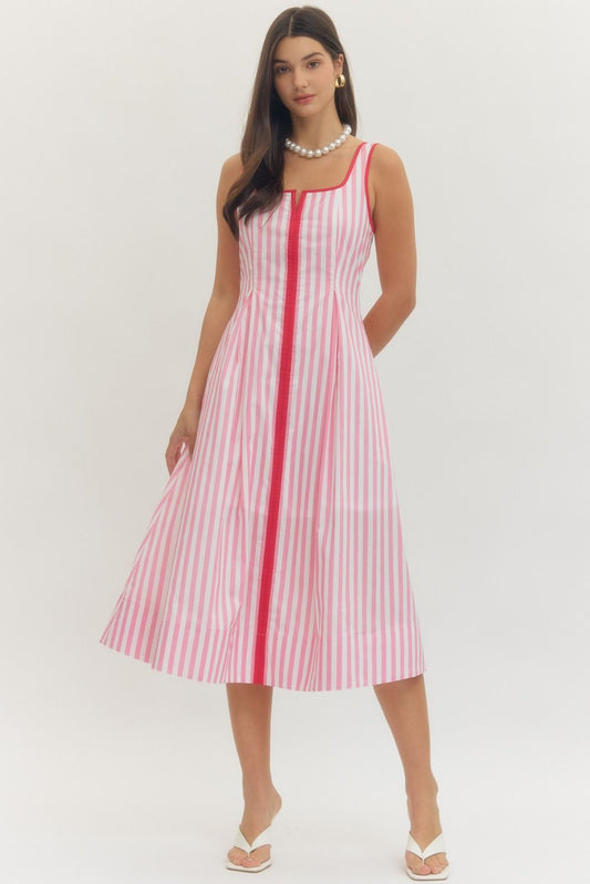 Blushberry Stripe Dress