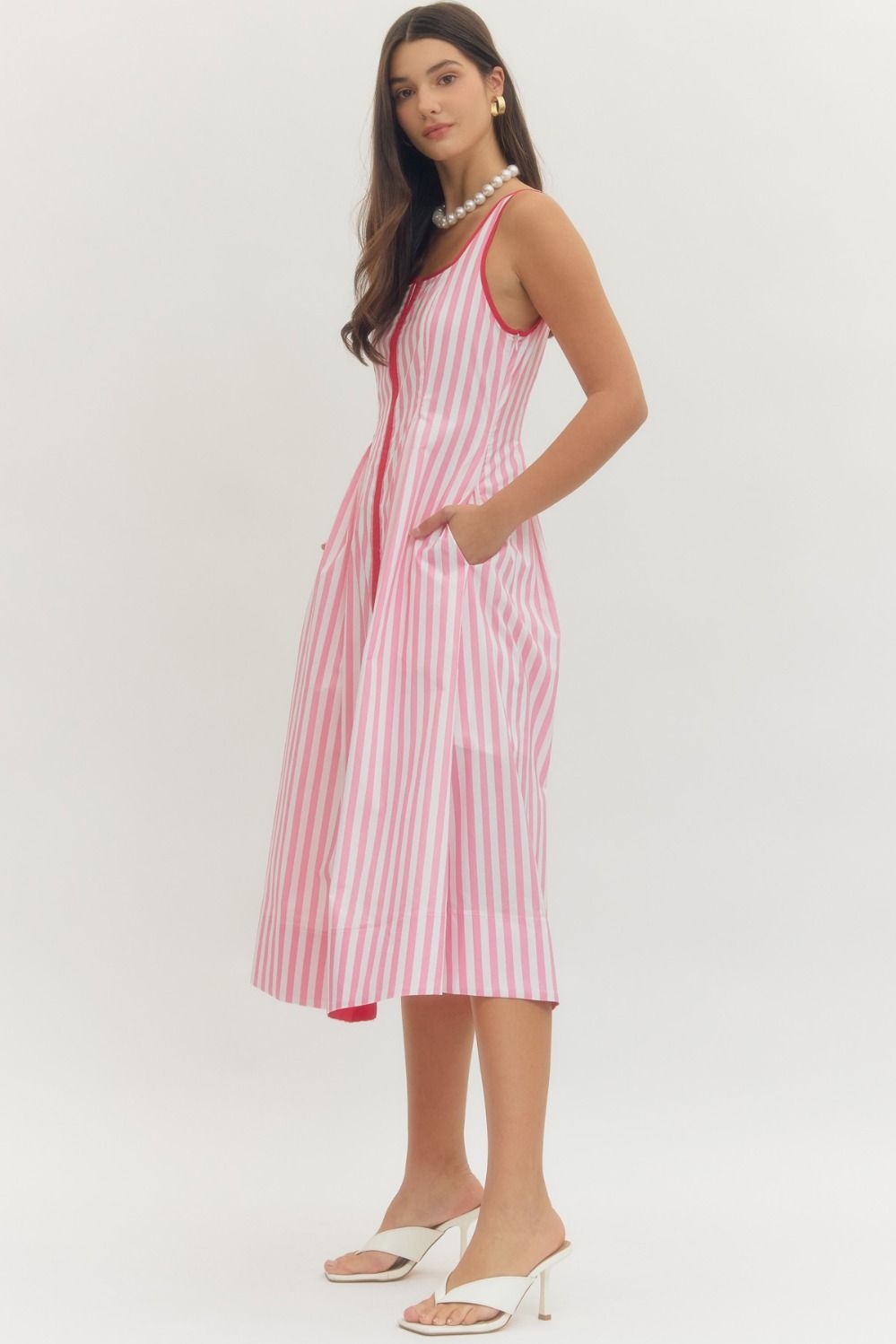 Blushberry Stripe Dress