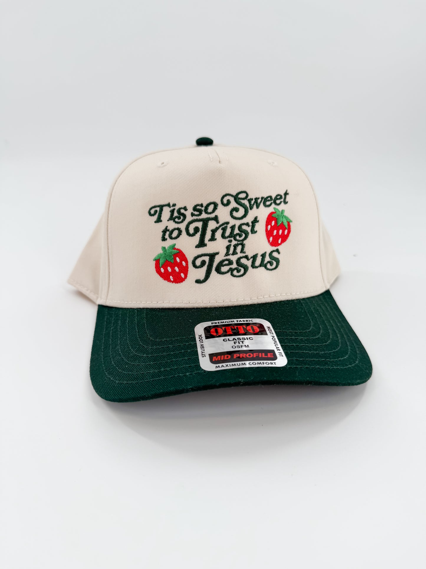 Tis So Sweet  -  Embroidered Hat