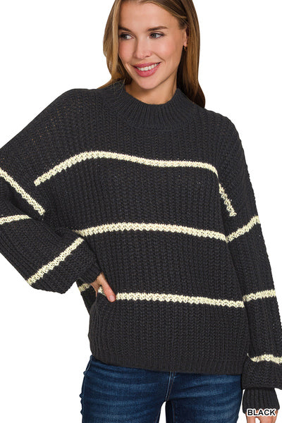 Oversized Striped Sweater