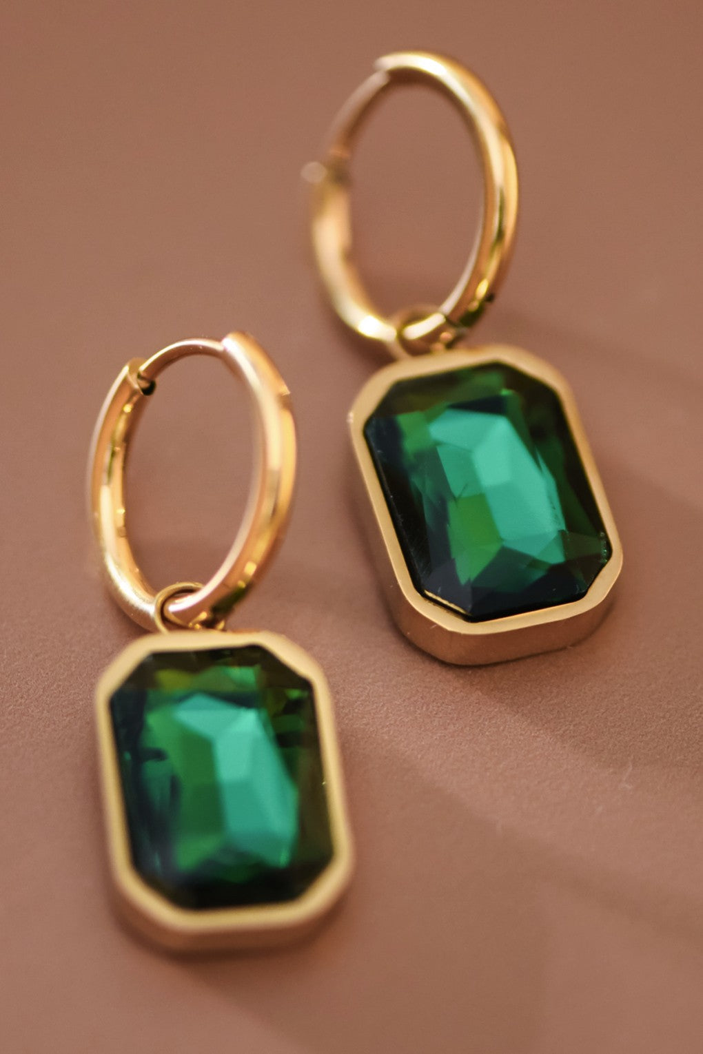 Emerald Drop Earrings