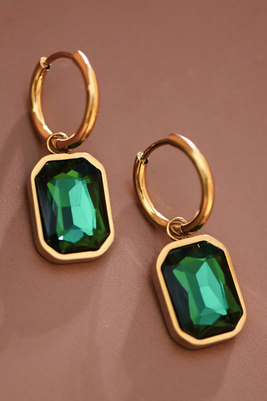 Emerald Drop Earrings
