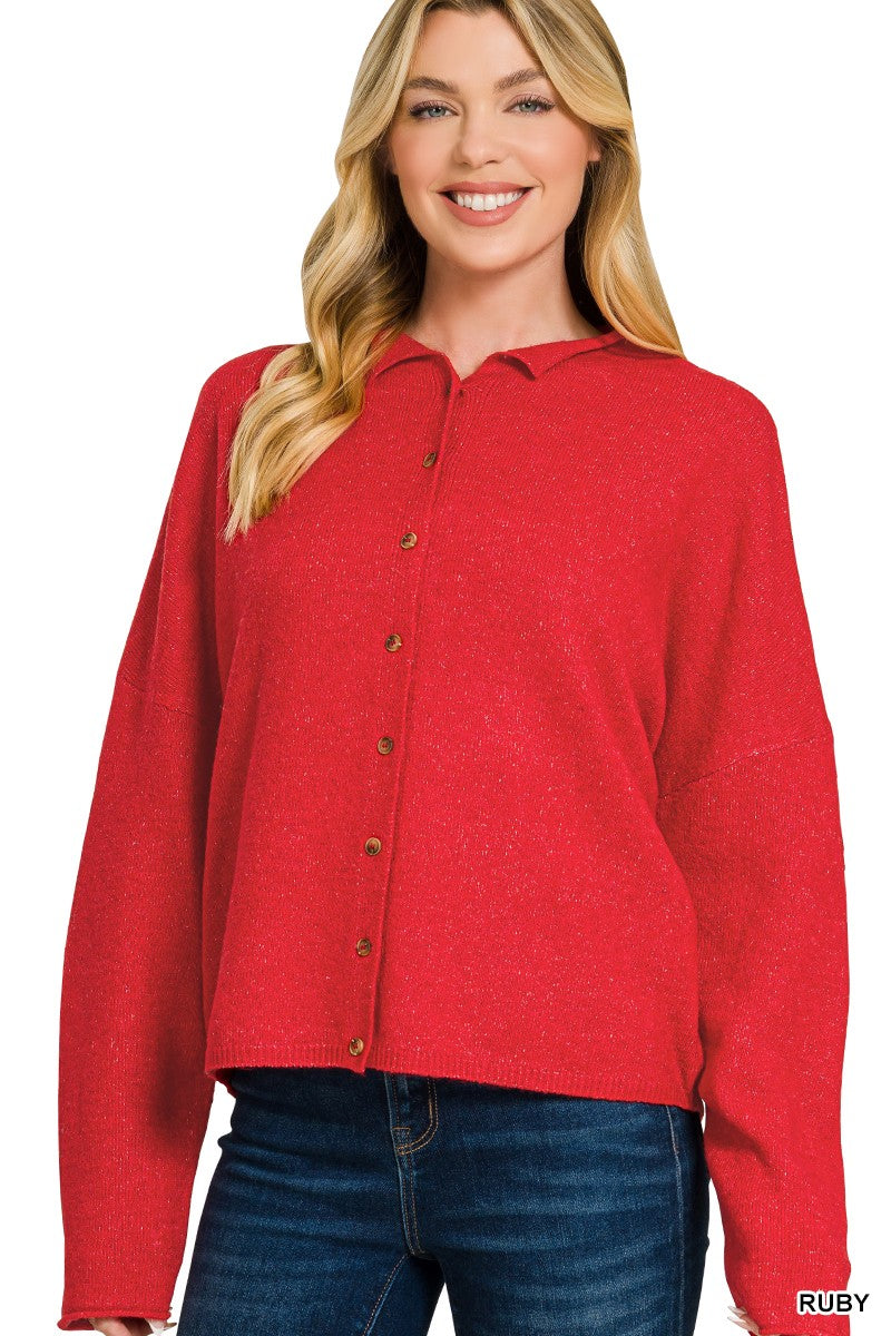 Button Down Cardigan