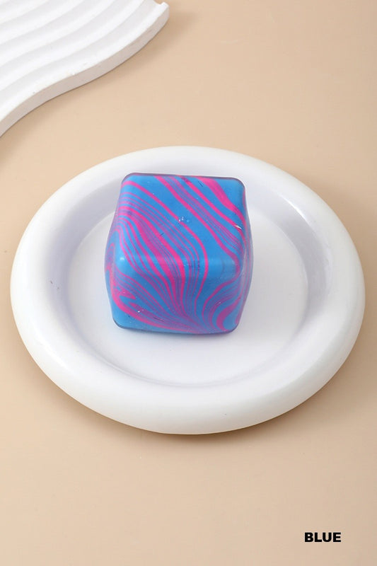 Marble Swirl Cube Squishy