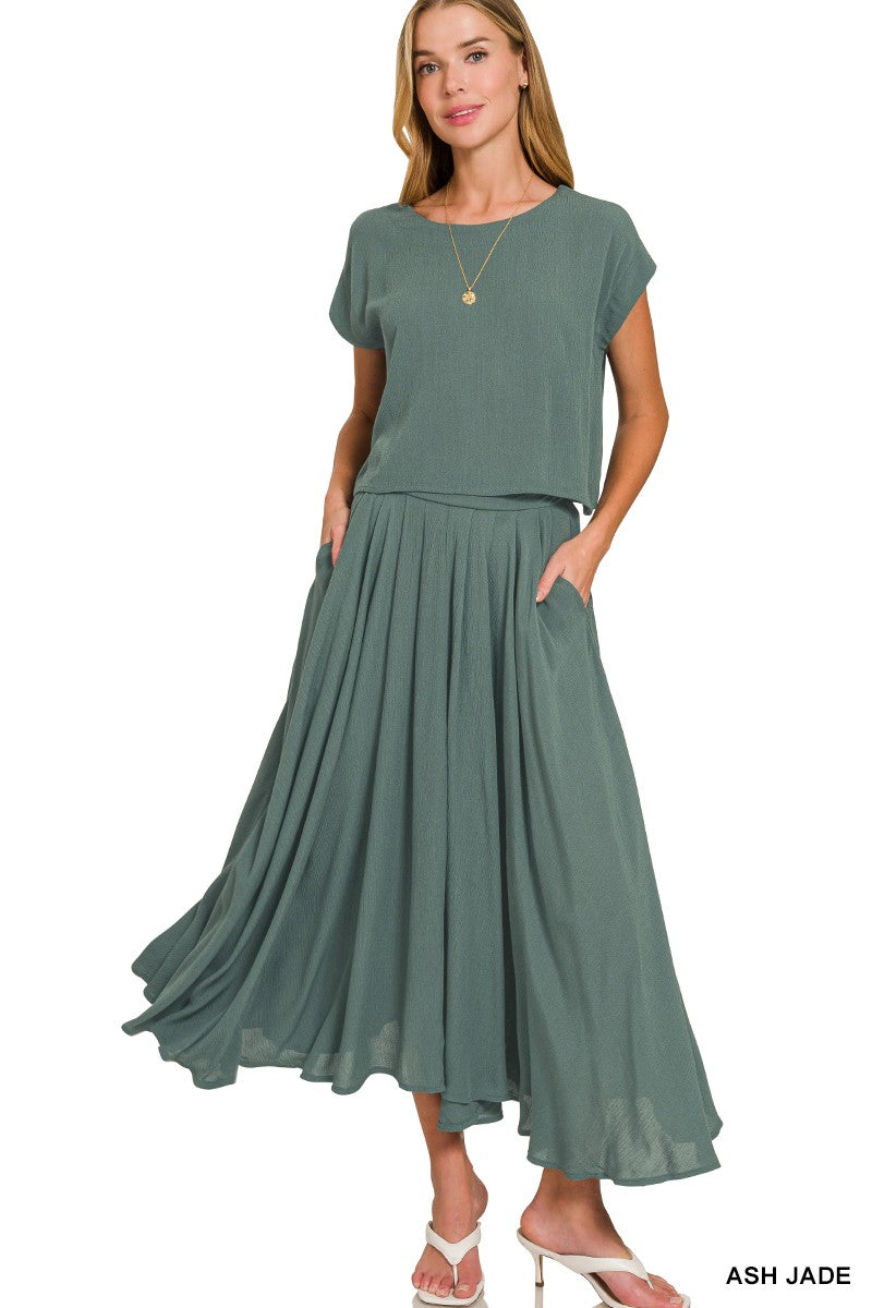 Top & Skirt Set
