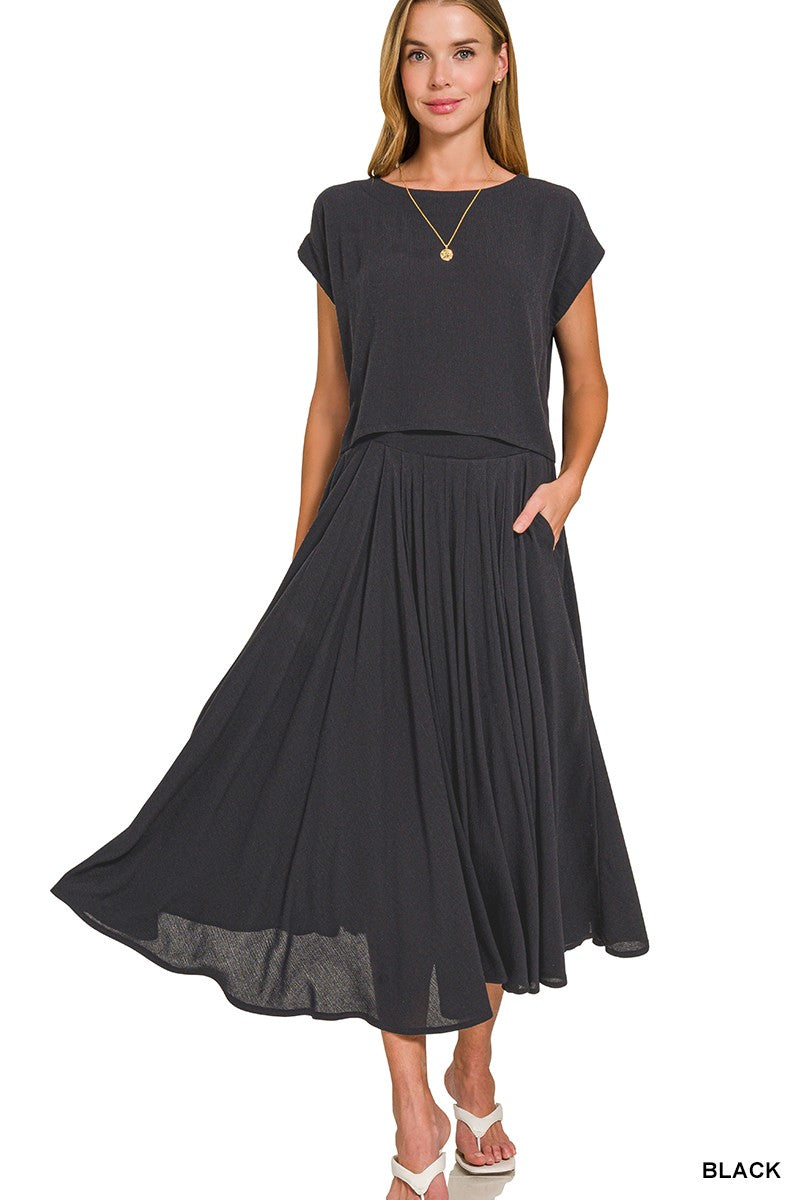 Top & Skirt Set