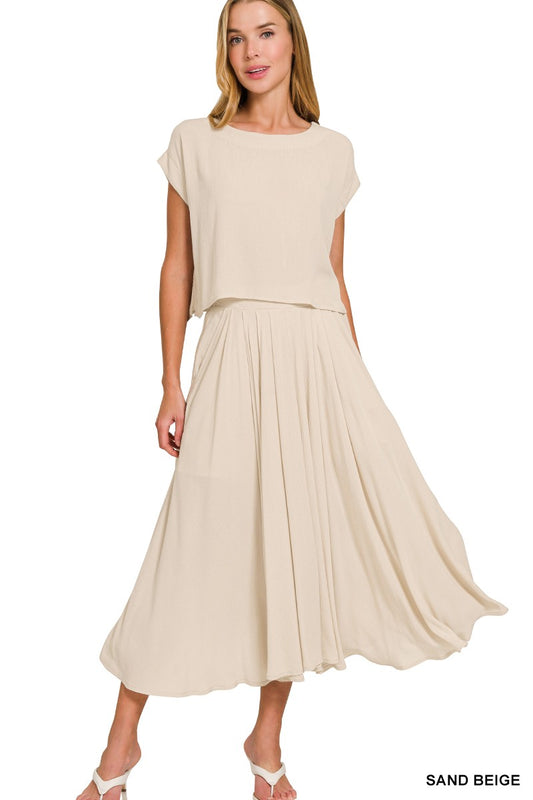 Top & Skirt Set