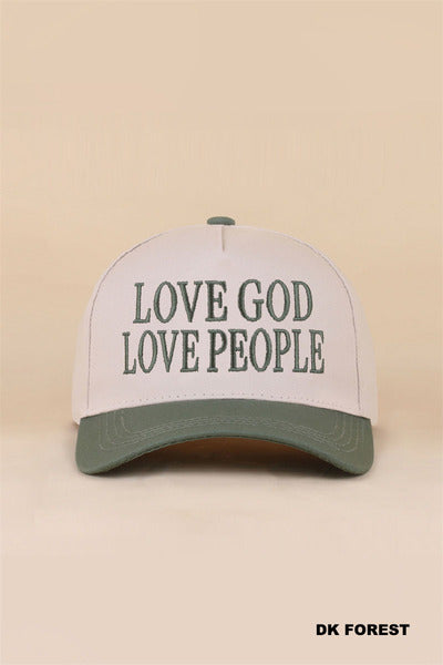 Love God Love People Hat