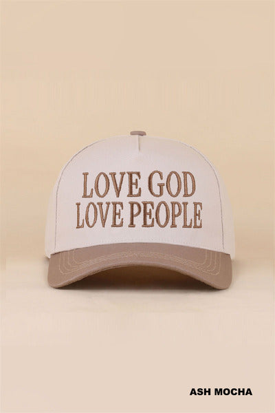 Love God Love People Hat