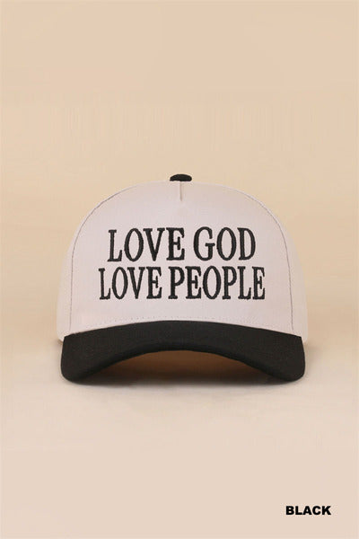Love God Love People Hat