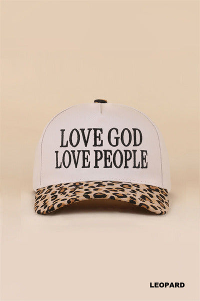 Love God Love People Hat