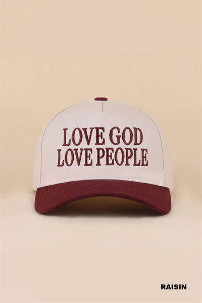 Love God Love People Hat