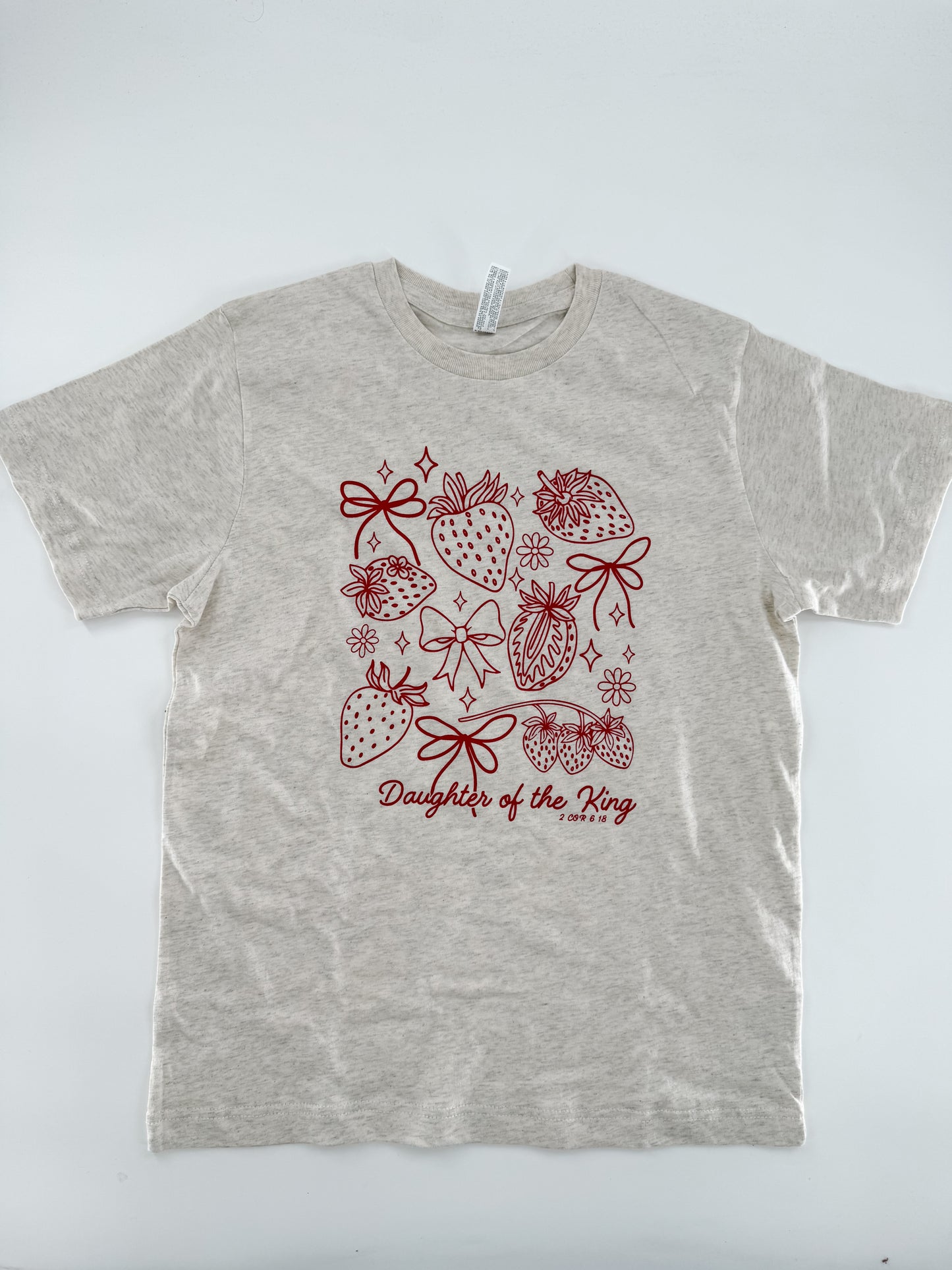Kids - Daughter of the King Strawberry Design Tee