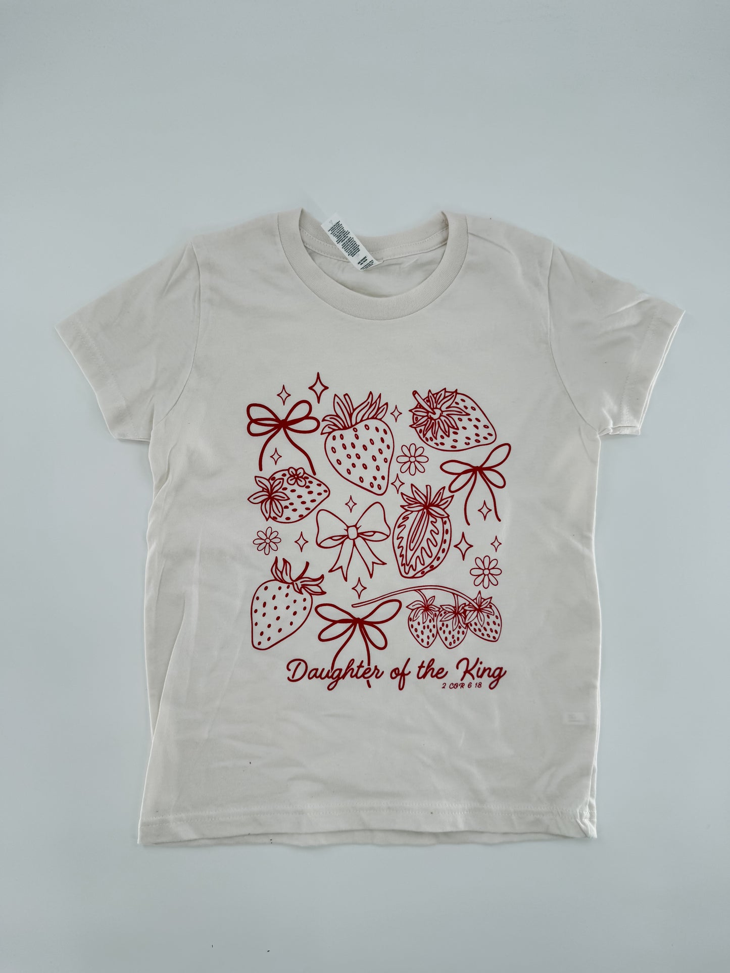 Kids - Daughter of the King Strawberry Design Tee