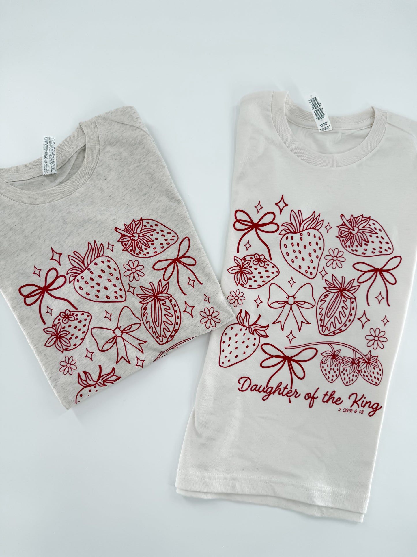 Kids - Daughter of the King Strawberry Design Tee
