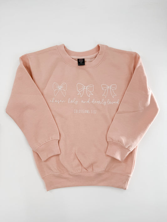 Kids - Chosen Holy Dearly Loved Sweatshirt