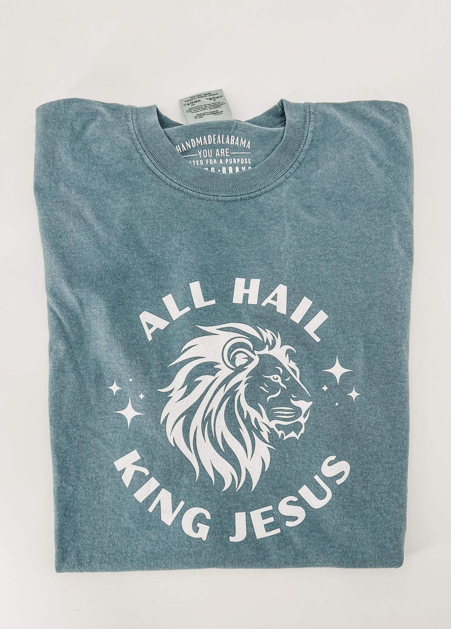 All Hail King Jesus - Lion Design