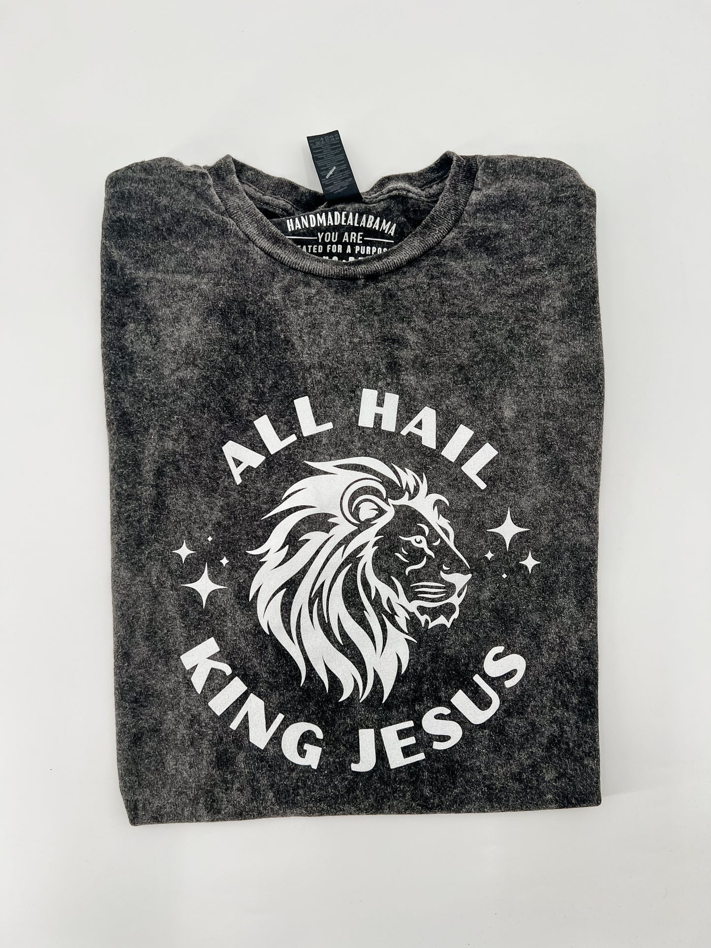 All Hail King Jesus - Lion Design