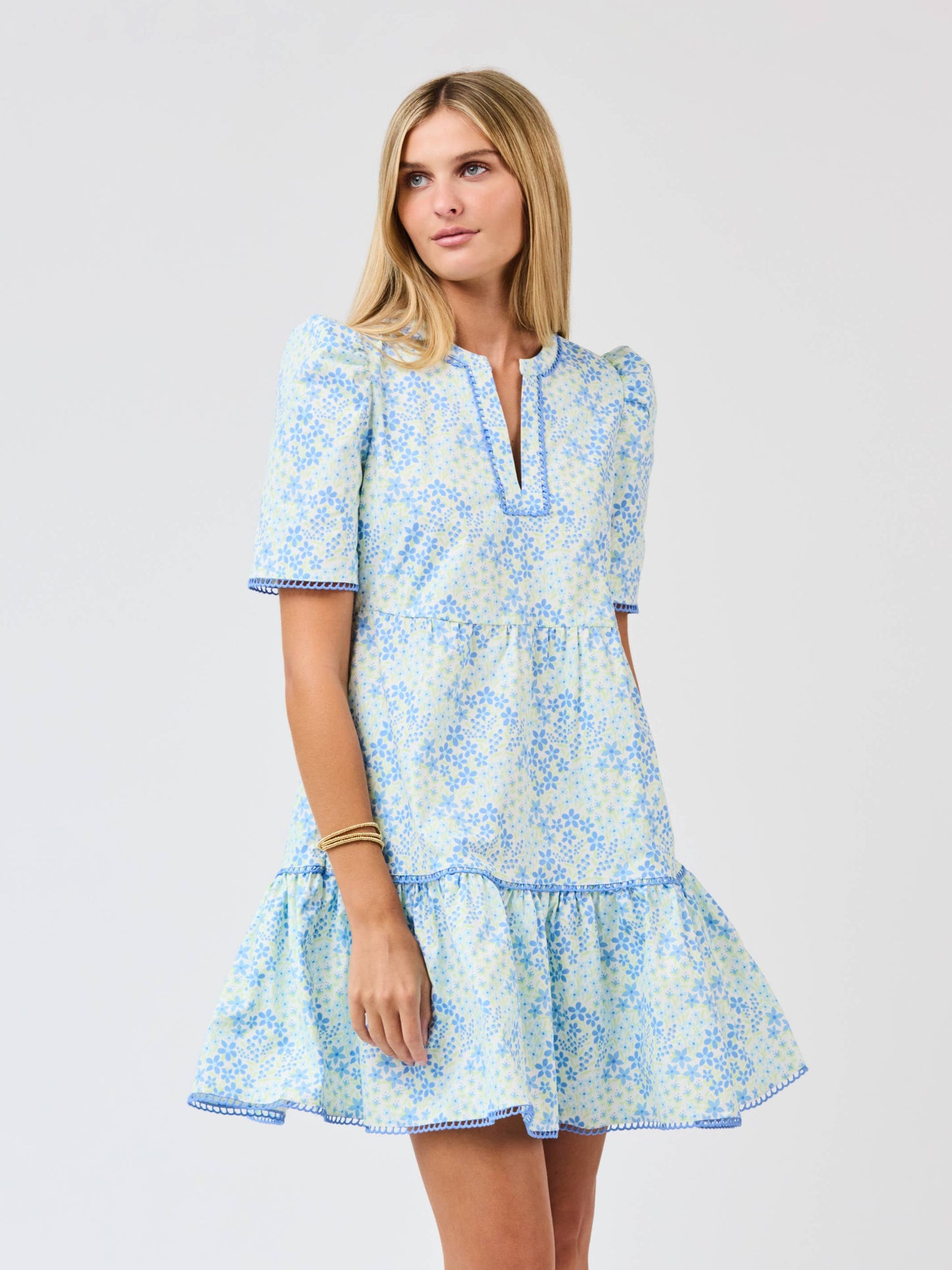 Adelyn Dress | Larkspur Fields Blue