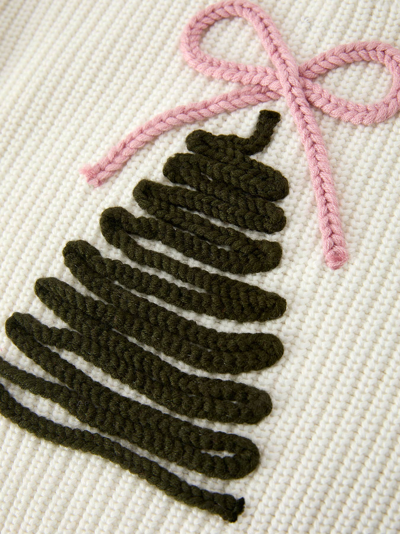 Girls Christmas Tree Sweater