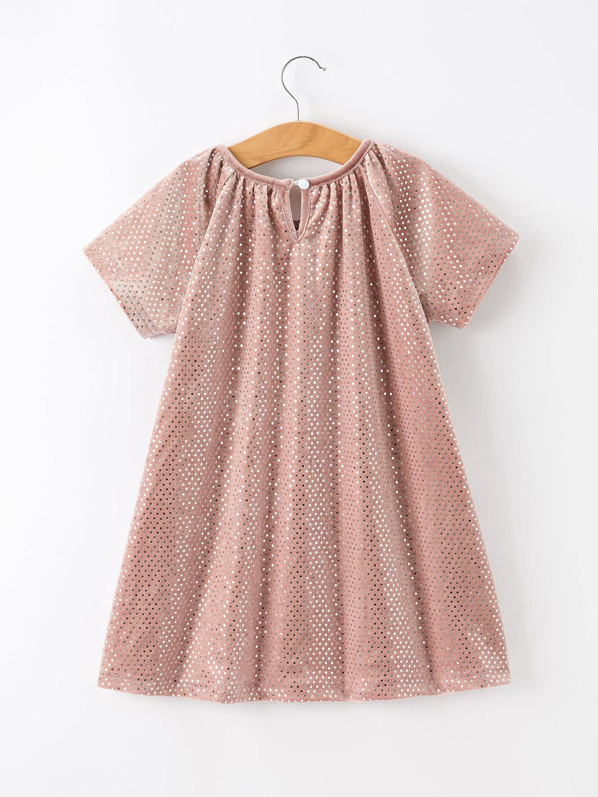 Girls Velvet Sparkle Dress