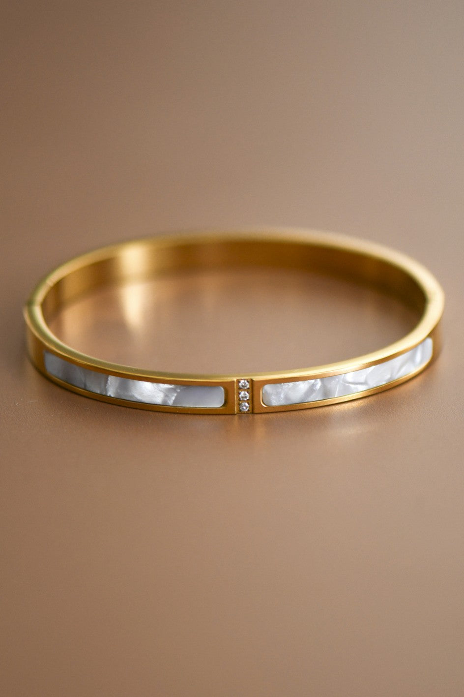 White Marble Bangle
