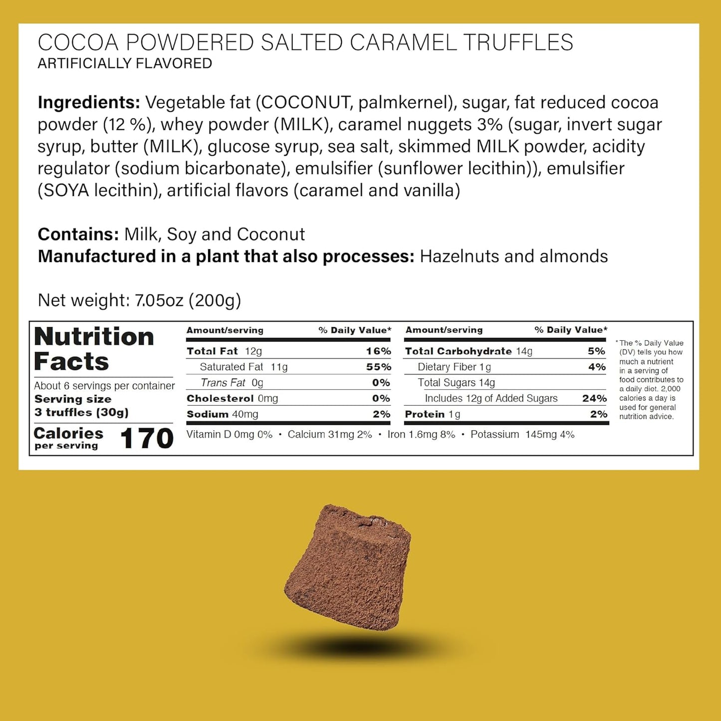 Caramel Truffles Tin