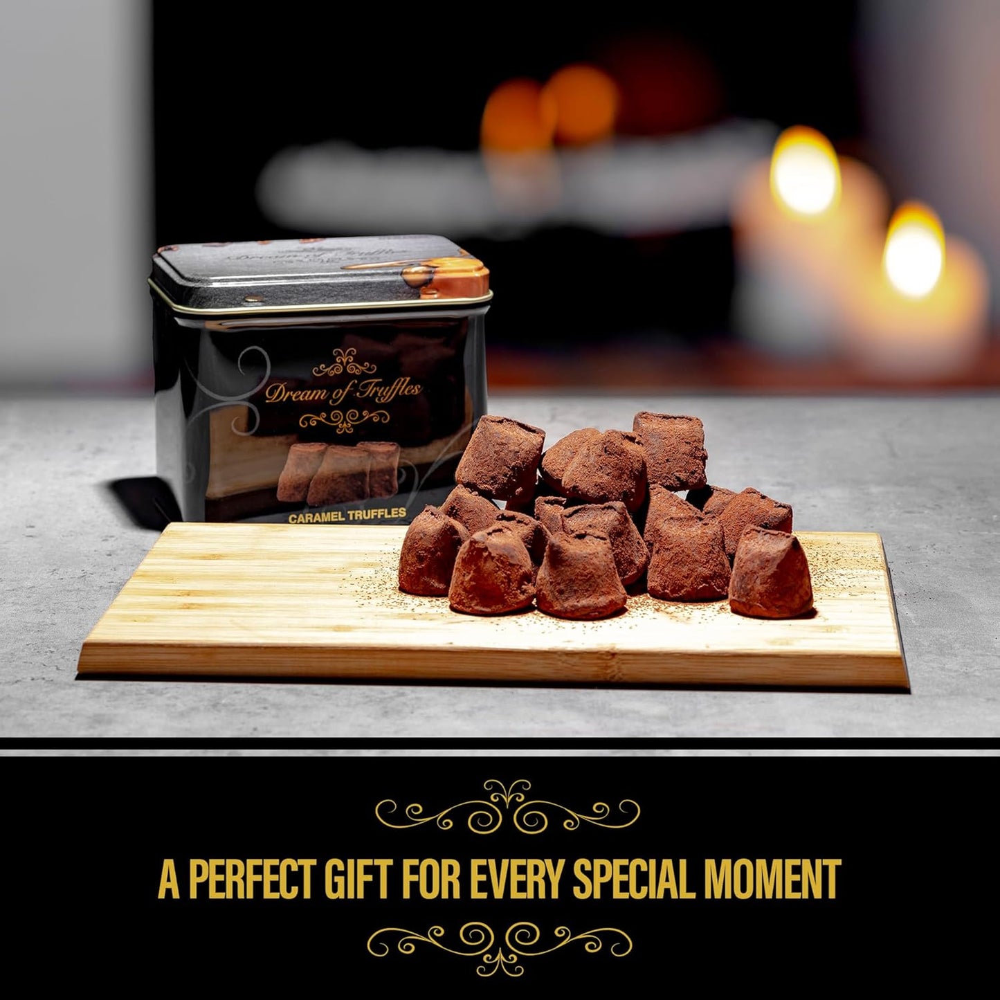 Caramel Truffles Tin