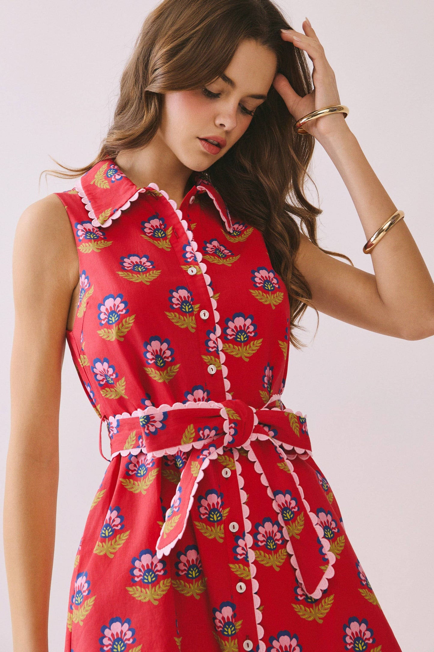 Scarlett Bloom Scallop Dress
