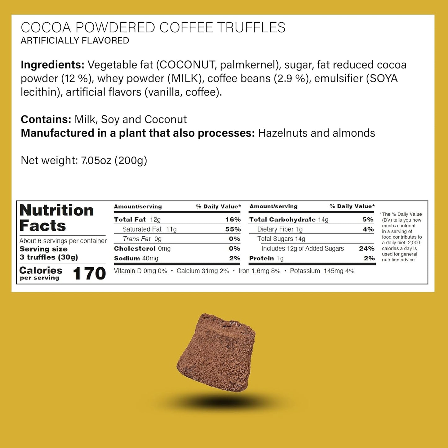 Coffee Truffles Tin